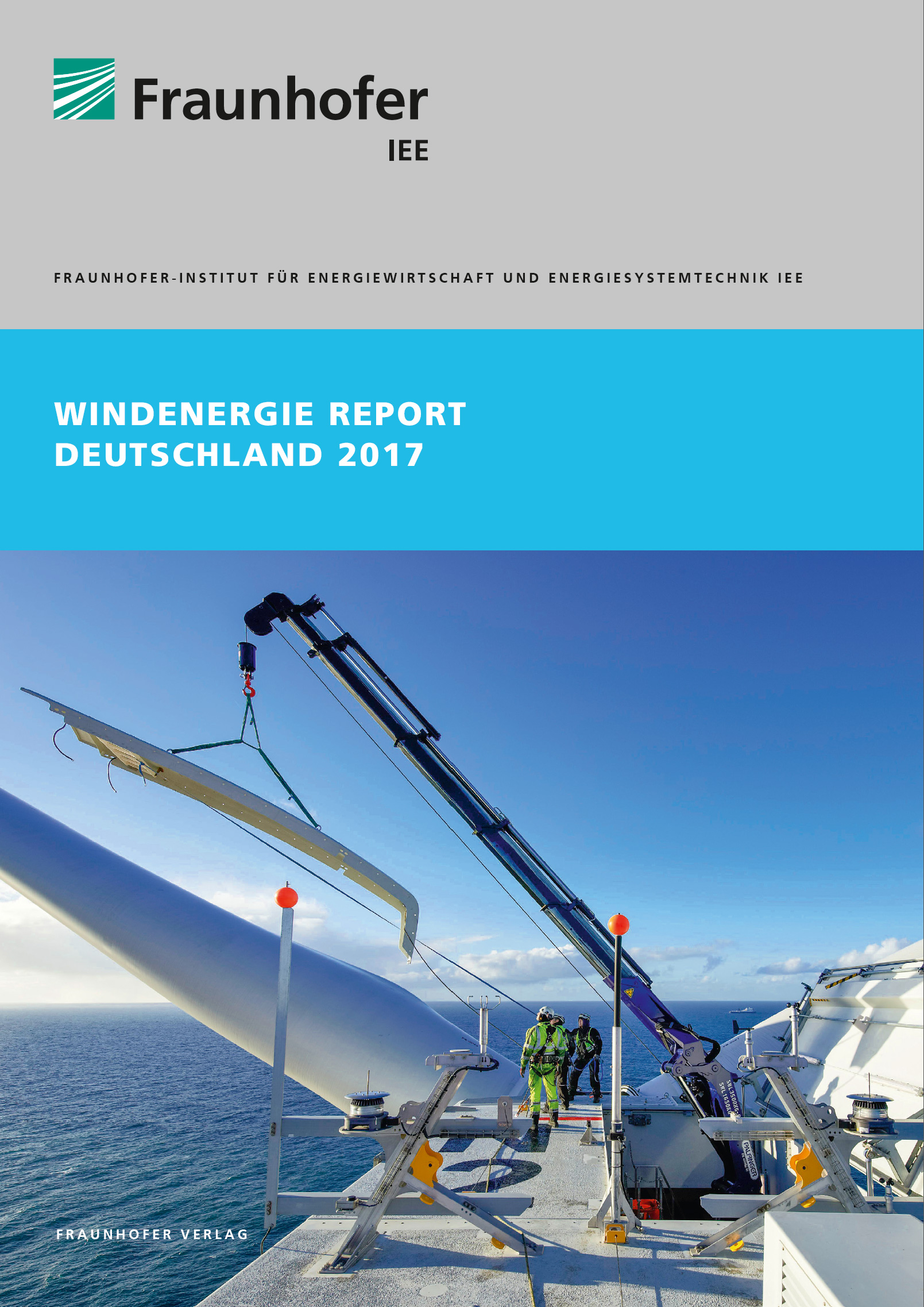 Titelbild des Windenergie Reports Deutschland 2017 