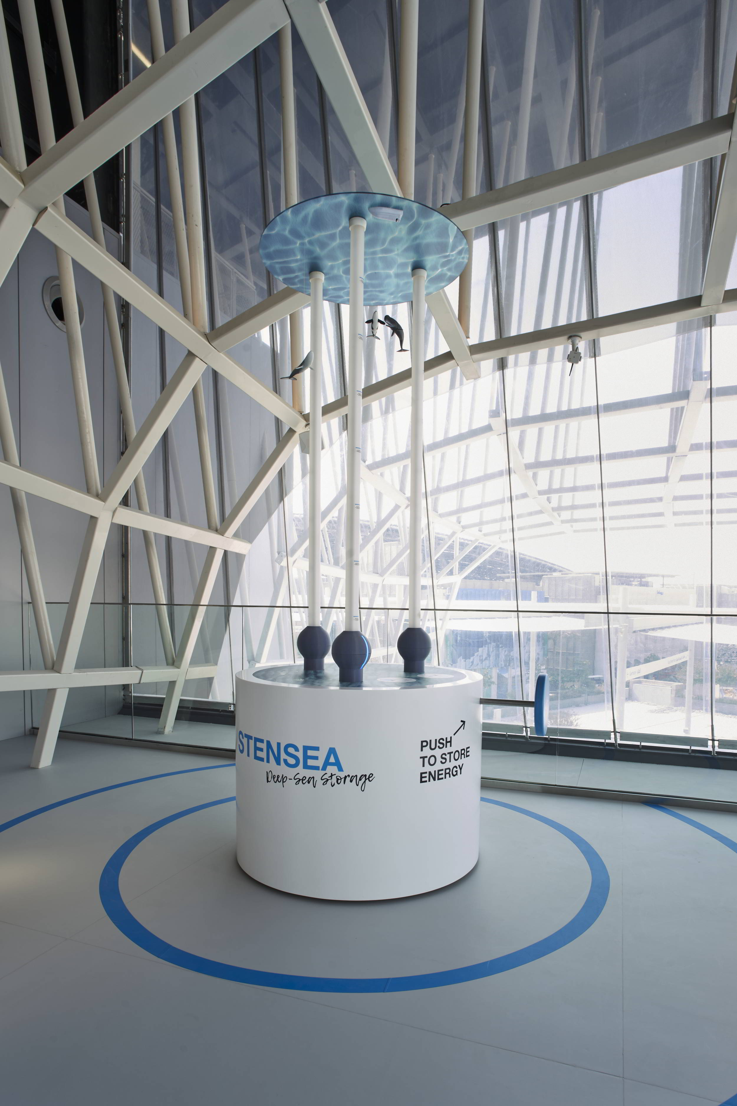 3D miniatures of the StEnSea facilities as an exhibit at Expo 2020 in Dubai.